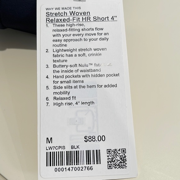 Lululemon Stretch Woven Relaxed-Fit High-Rise Short 4" - Picture 8 of 8